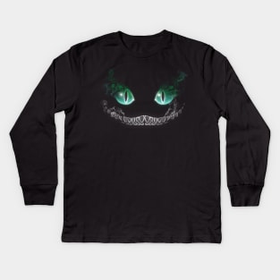 A Smile from the Shadows Kids Long Sleeve T-Shirt